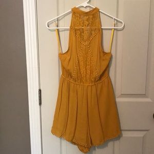 Mustard Yellow Romper